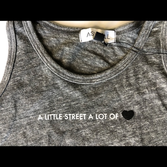 ASWELL BOYS GREY SLUB GRAPHIC TANK TOP - Picture 2 of 4